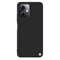 slomart nillkin teksturiran ovitek za xiaomi redmi note 12 5g / poco x5 5g ojačan najlonski ovitek black