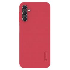 slomart nillkin super frosted shield case for samsung galaxy a14 5g / galaxy a14 phone cover red