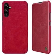 slomart usnjen ovitek za samsung galaxy a34 5g z denarnico z zavihkom nillkin qin leather | red