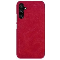 slomart usnjen ovitek za samsung galaxy a34 5g z denarnico z zavihkom nillkin qin leather | red