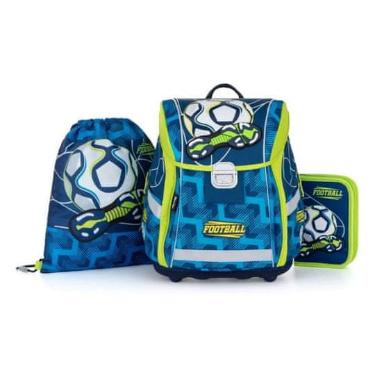 Oxybag 3-delni šolski komplet premium light - Football 2023