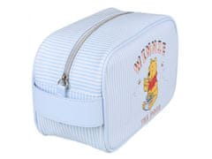 Disney Medvedek Pu Disney Svetlo modra-bela velika potovalna toaletna torbica 25x16x12 