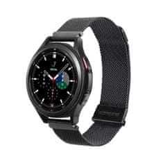 slomart dux ducis magnetni trak trak za samsung galaxy watch / huawei watch / honor watch / xiaomi watch (22mm trak) magnetni trak črn (milanska različica)