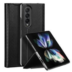 slomart dux ducis briljantni etui samsung galaxy z fold 3 flip cover card wallet stand black