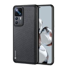 slomart dux ducis fino ohišje xiaomi 12t pro / xiaomi 12t ohišje s silikonskim robom črno