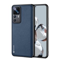 slomart dux ducis fino ohišje za xiaomi 12t pro / xiaomi 12t cover s silikonskim okvirjem modro