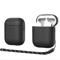 slomart dux ducis plen case za airpods 2 / airpods 1 ovitek za slušalke črn