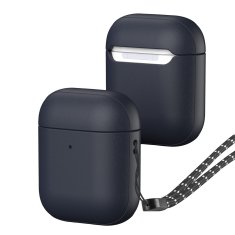 slomart dux ducis plen case za airpods 2 / airpods 1 ohišje za slušalke modro