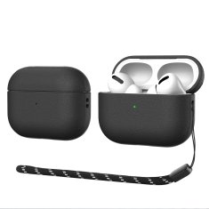 slomart dux ducis plen case za airpods pro 2 / airpods pro 1 ovitek za slušalke črn