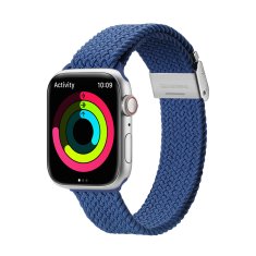 slomart dux ducis trak (različica mixture ii) pasek apple watch se, 8, 7, 6, 5, 4, 3, 2, 1 (41, 40, 38 mm) pleciona opaska bransoleta niebieski