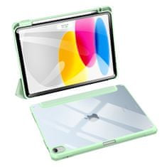 slomart dux ducis toby ipad 10,9'' 2022 (10. gen.) ohišje s prostorom za apple pencil smart cover stylus stand green