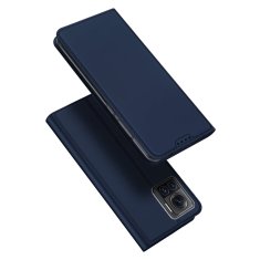 slomart dux ducis skin pro case motorola edge 30 ultra flip cover card wallet stand blue