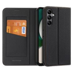 slomart dux ducis skin x2 case samsung galaxy a34 5g flip cover wallet stand black