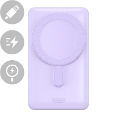 BASEUS Hitro polnjenje Power Bank 10000mAh 20W USB-C 50cm vijolična