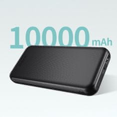 slomart choetech powerbank 10000mah 18w qc pd usb / usb c črna