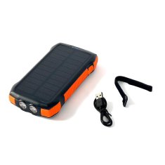 slomart choetech sončna powerbank z induktivnim polnjenjem 20000mah pd 20w / qc 18w / qi 10w oranžna (b657)