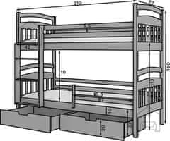 Trianova Pograd Ada - 90x200 cm