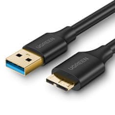 slomart ugreen kabelski pogonski kabel usb-a - micro usb-b 3.0 5gb/s 2m črn (us130)