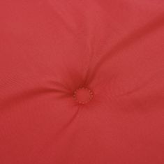Vidaxl Blazina za vrtno klop rdeča 180x50x3 cm oxford tkanina