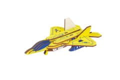 Woodcraft Lesena 3D sestavljanka F22 raptor fighter