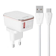 slomart omrežni polnilec ldnio a1204q 18w + kabel usb-c