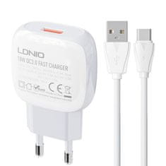 slomart omrežni polnilec ldnio a1306q 18w + kabel usb-c