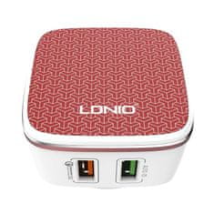 LDNIO A2405Q 2USB omrežni polnilnik + kabel USB-C