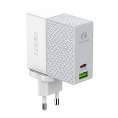 LDNIO Stenski polnilec LDNIO A2620C USB, USB-C 65W + kabel USB-C - USB-C