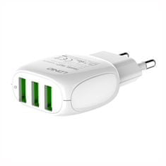 LDNIO A3315 3USB omrežni polnilnik + kabel Lightning