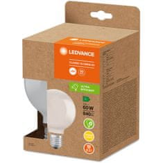 LEDVANCE LED žarnica E27 G95 4W = 60W 840lm 3000K Topla bela 320°