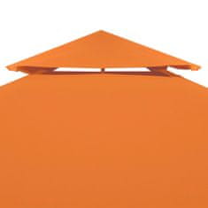 Vidaxl Nadomestna streha za paviljon 310 g/m² oranžna 3x4 m