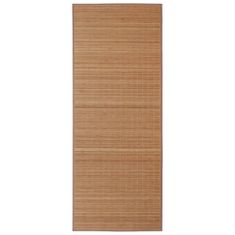 Vidaxl Pravokotna preproga iz rjavega bambusa 80x300 cm