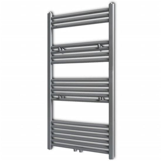 Vidaxl Kopalniški cevni radiator za centralno ogrevanje raven 600x1160 mm