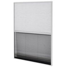 Vidaxl Plise komarnik za okna aluminij 60x80 cm s senčilom