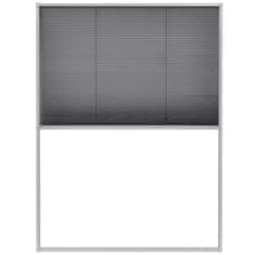 Vidaxl Plise komarnik za okna aluminij 60x80 cm