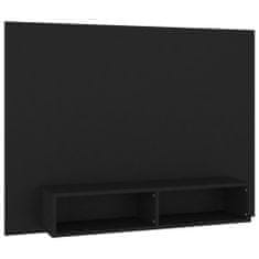 Vidaxl Stenska TV omarica črna 120x23,5x90 cm inženirski les