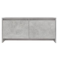 Vidaxl Klubska mizica betonsko siva 90x50x41,5 cm iverna plošča