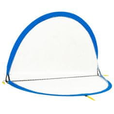 Vidaxl Otroški nogometni gol 2 kosa s torbo 183x117,5x120,5 cm