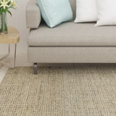 Vidaxl Preproga naravni sisal 80x250 cm zelena