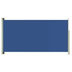 Vidaxl Zložljiva stranska tenda za teraso 160x300 cm modra