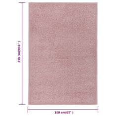 Vidaxl Preproga 160x230 cm roza