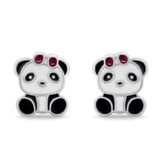 Brilio Silver Originalni srebrni uhani Panda EA817W