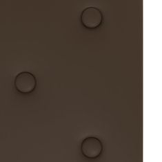 Vidaxl Stenski paneli 12 kosov rjavi 60x30 cm umetno usnje 2,16 m²