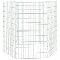 Vidaxl 6-delna ograda za zajce 54x100 cm pocinkano železo