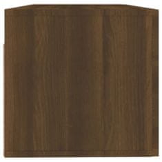 Vidaxl Stenska omarica rjavi hrast 100x36,5x35 cm inženirski les