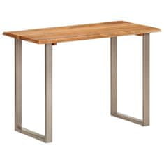 Vidaxl Jedilna miza 110x50x76 cm trden akacijev les