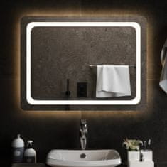 Vidaxl LED kopalniško ogledalo 80x60 cm
