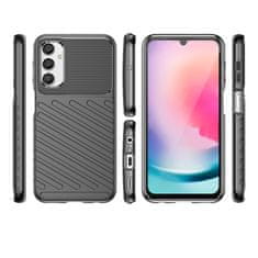 slomart thunder case ohišje za samsung galaxy a24 4g silikonsko oklepno ohišje black