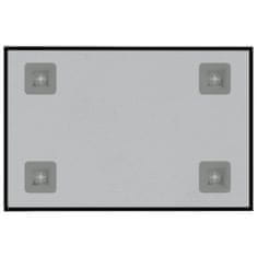 Vidaxl Stenska magnetna tabla črna 40x30 cm kaljeno steklo