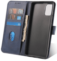 Onasi Wallet ovitek za Galaxy A04s/A13 5G A136, preklopni, usnjen, moder